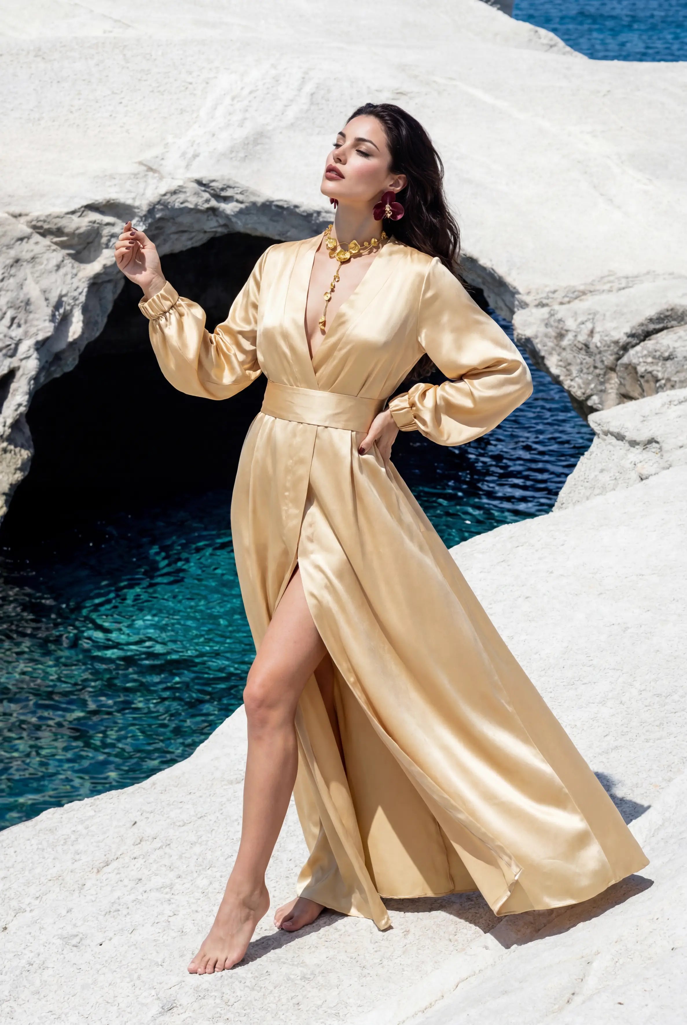 VANIA in Avorio Satin