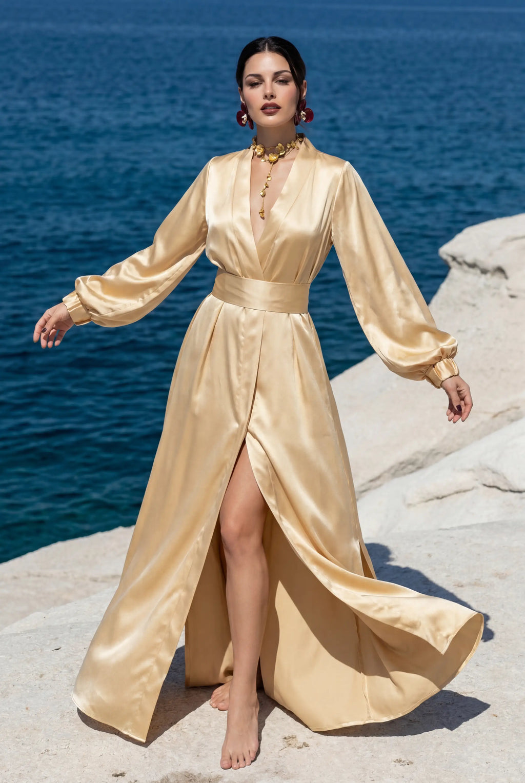 VANIA in Avorio Satin