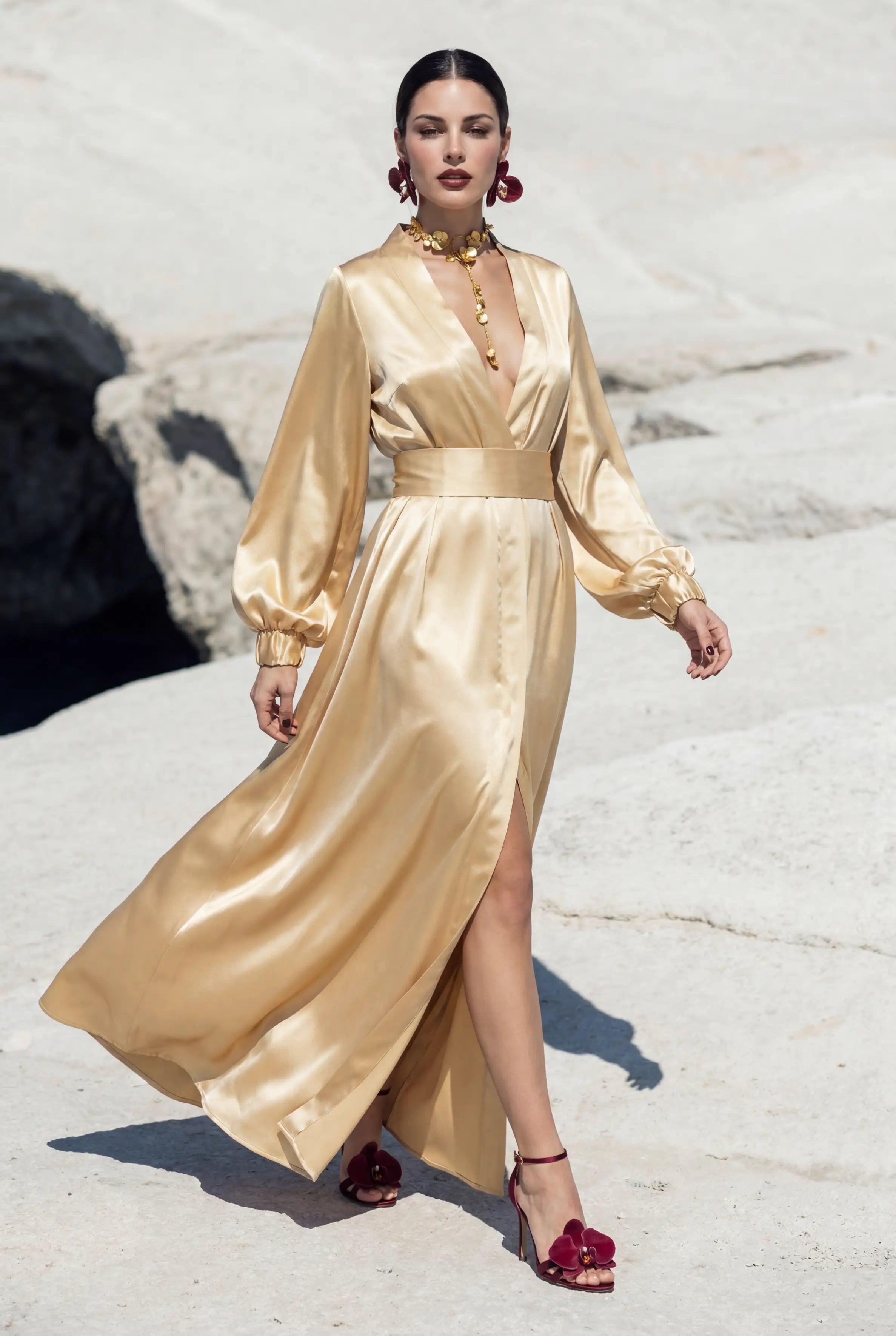 VANIA in Avorio Satin